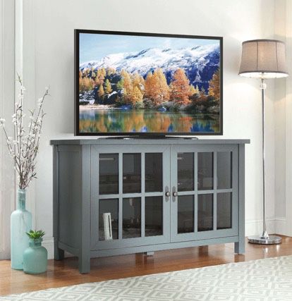 Antique Blue 55 Inch Tv Stand