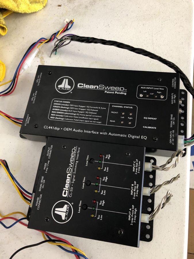 JL Audio Cleansweeps CL441dsp & CL-SSI