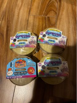4 sealed dumpling squishies