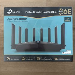 Tp-link AXE7800 WiFi 6E Router