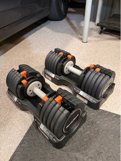 NordicTrack 55 lb Adjustable Dumbbells – Great Condition