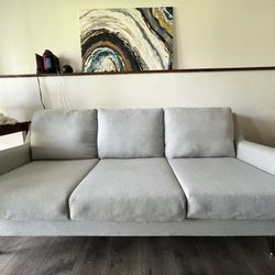 Gray Mid Century Modern Sofa