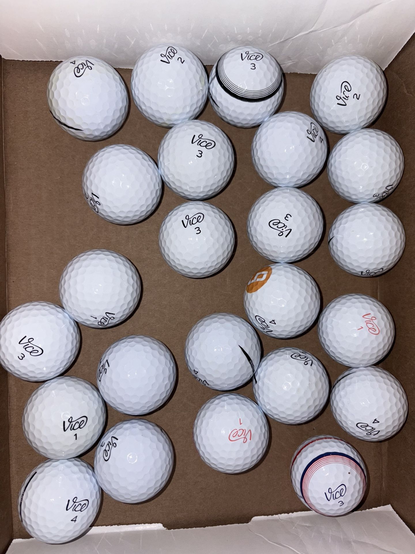 24 Vice Golf Balls