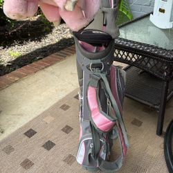 Kids Pink Golf Set