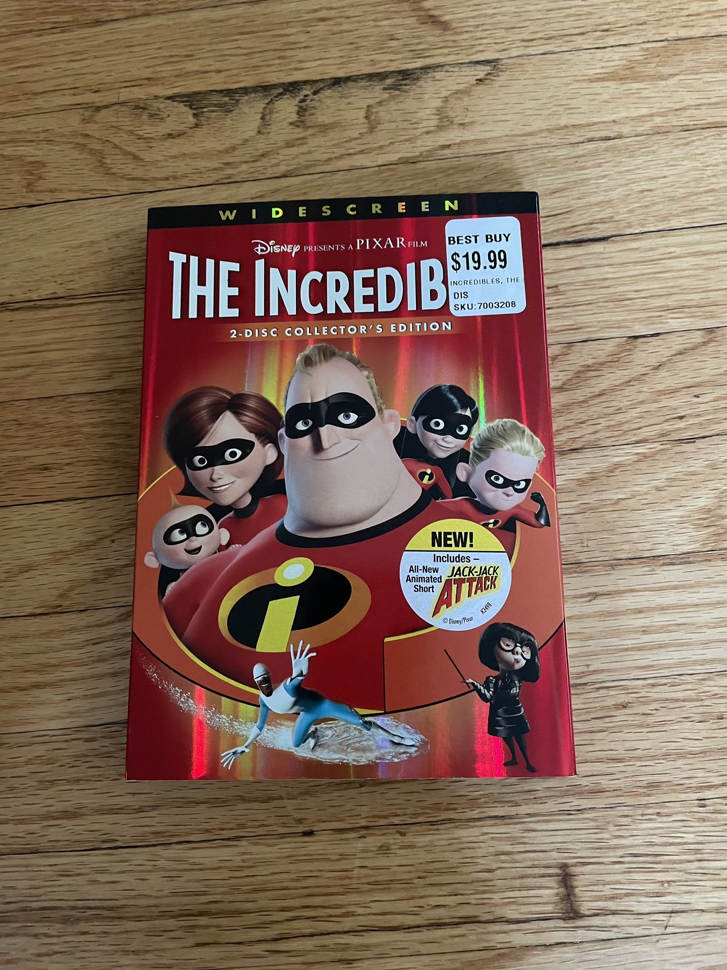 The Incredibles dvd 2 disc 