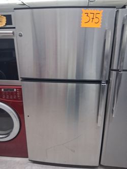 GE stainless steel double door fridge