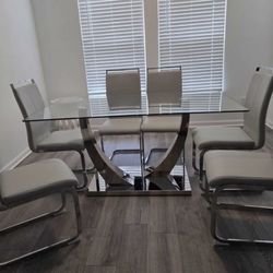 CHROME DINING ROOM SET 😍😍