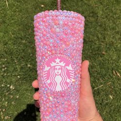 New Hot Pink Starbucks Pearl Cup