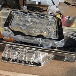 Nvidia 3080ti With Alphacool Front And Back Plate