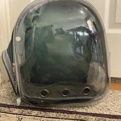 Green Shell Backpack Pet Carrier 