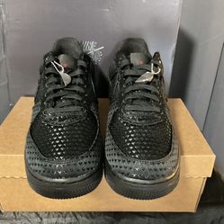 Nike Air Force 1 Low “Valentine’s Day” (Triple Black)