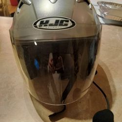 HJC Helmet With Microphone Damn I Got Two Things For Sale