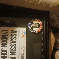 Original President Kennedy Assassination Paper Tribune