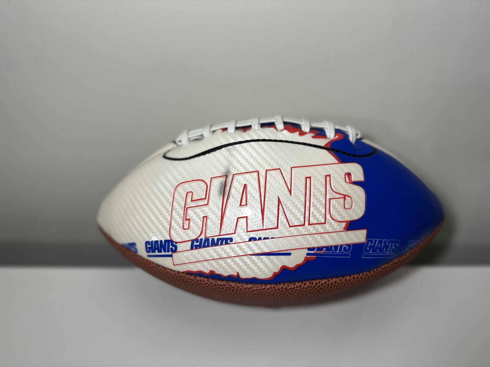 Vintage 1990’s New York Giants Leather Pleather Football Sports NFL Official