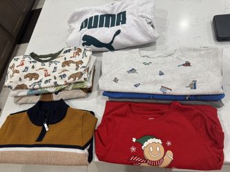 5t Boys Winter Clothes ( Set-PJ’s-tops)