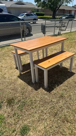 Table And Benches 