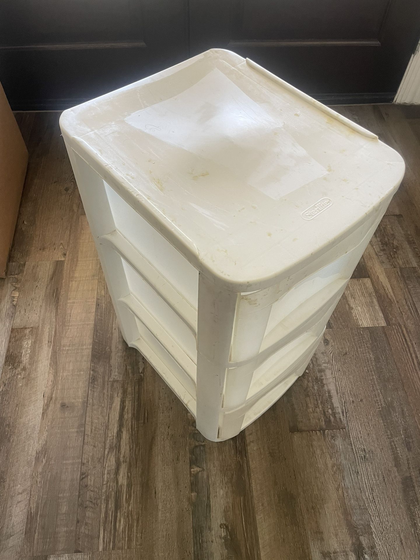 Sterilite 3 Drawer White Home Organizer