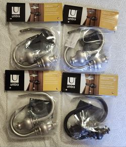 UMBRA Drapery Scarf Holder/Holdback Set