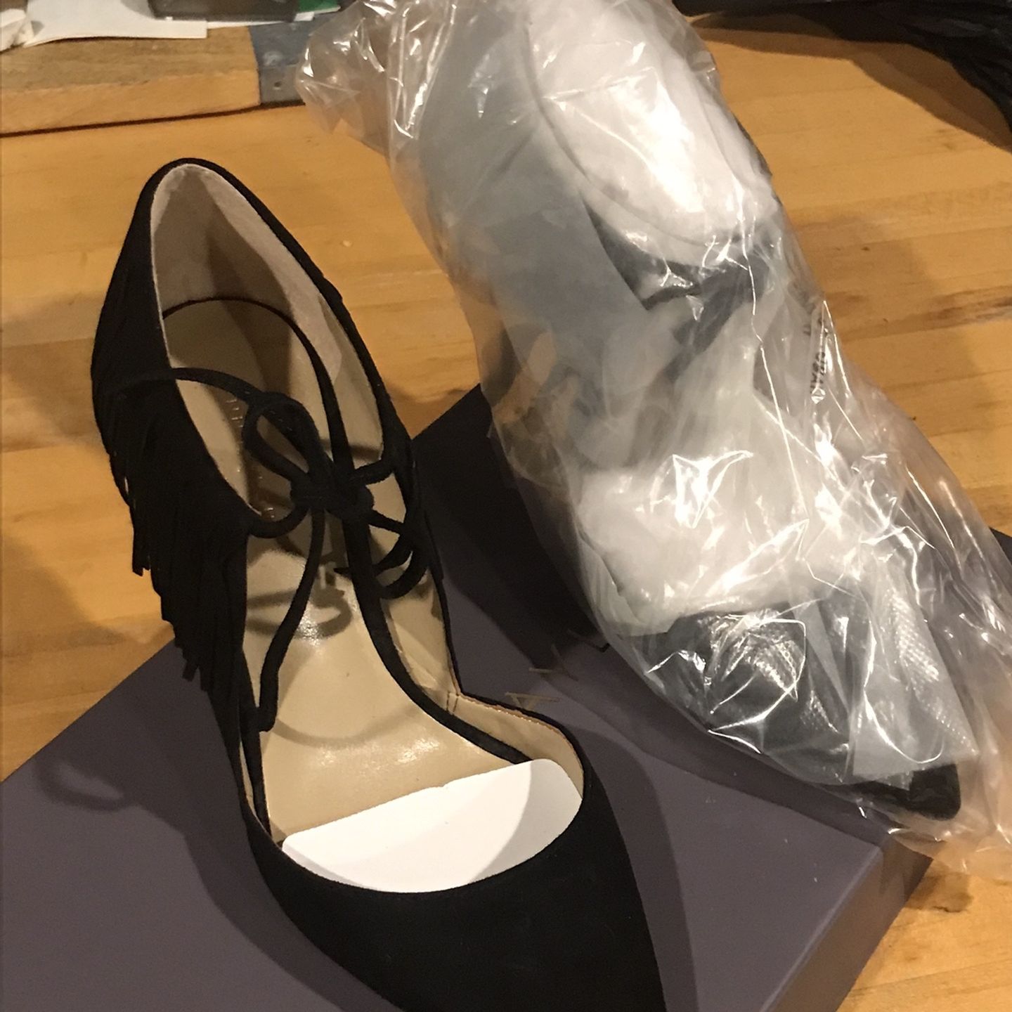 Ann Taylor “Nicolette” Fringe Pumps-New