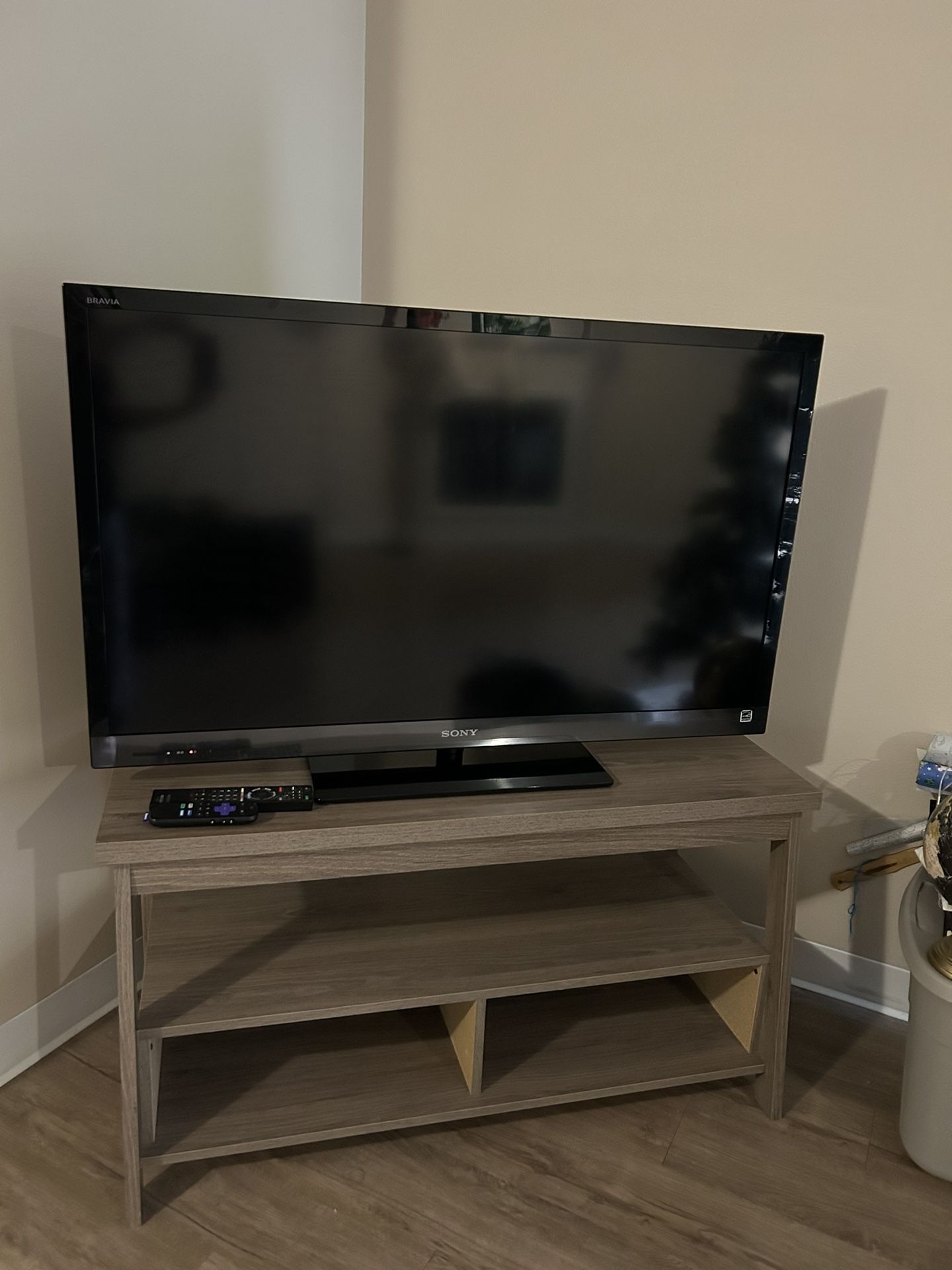 Large TV And Stand