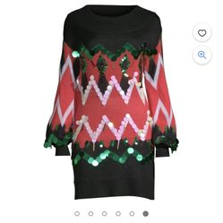 Crazy Christmas Sweater/tunic