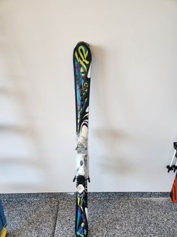 Womens used K2 LottaLuv skis 149