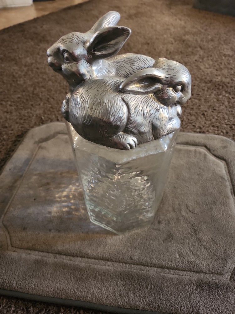 ARTHUR COURT RABBIT CANISTER