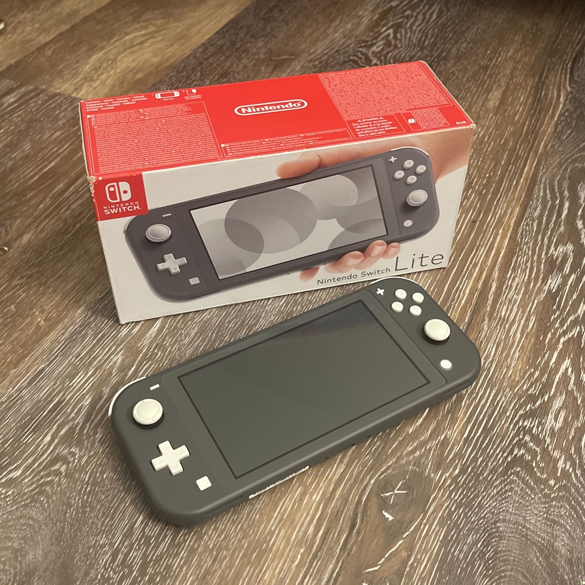 Switch Lite - Gray - With 2 Games - Charger Not Included
