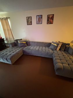 Grey Sectional Sofa Gently used and in good condition. I've had it for a little over a year.