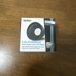 Vivitar 52mm Wide Angle WIDE 0.43x
