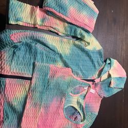 Pink/ Teal Activewear
