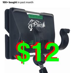 O’Pros 3rd Hand Belt Clip Rod Holder for Fly Fishing and Spinning Rods… (Mossy Oak Original Bottomlands Camo) (Mossy Oak Elements Agua Camo) (Black) (