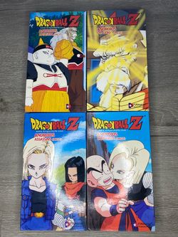 Dragon Ball Z Androids Saga VHS Set of 4 Uncut Complete & Funimation Invasion