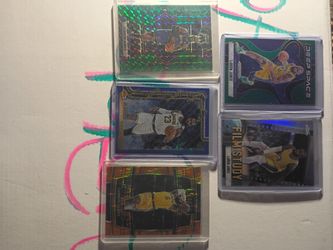5x LeBron James cards