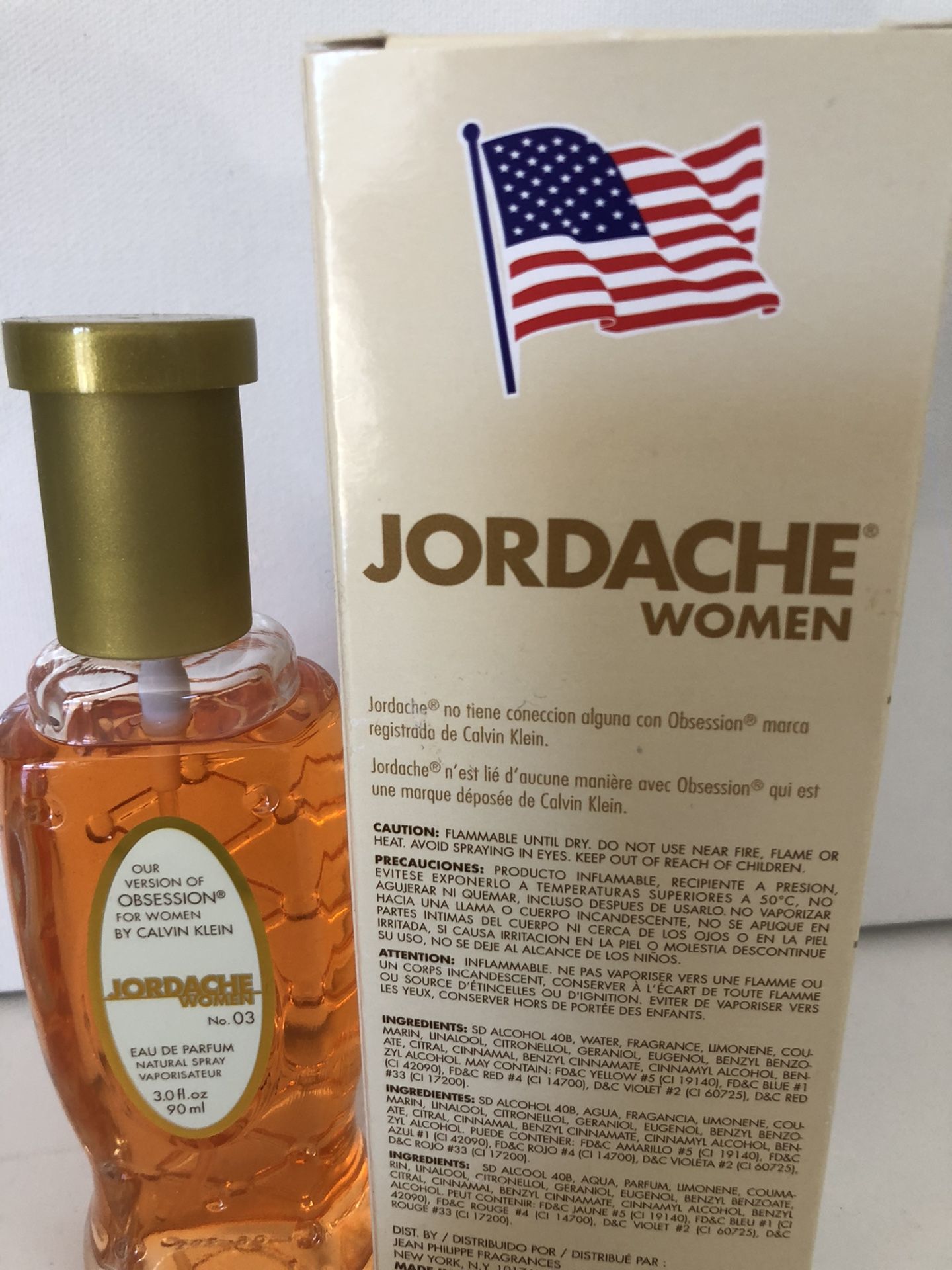 Jordache Women's #02 Eau De Parfum 75ml 2.5 oz. New Designer Impression Perfume