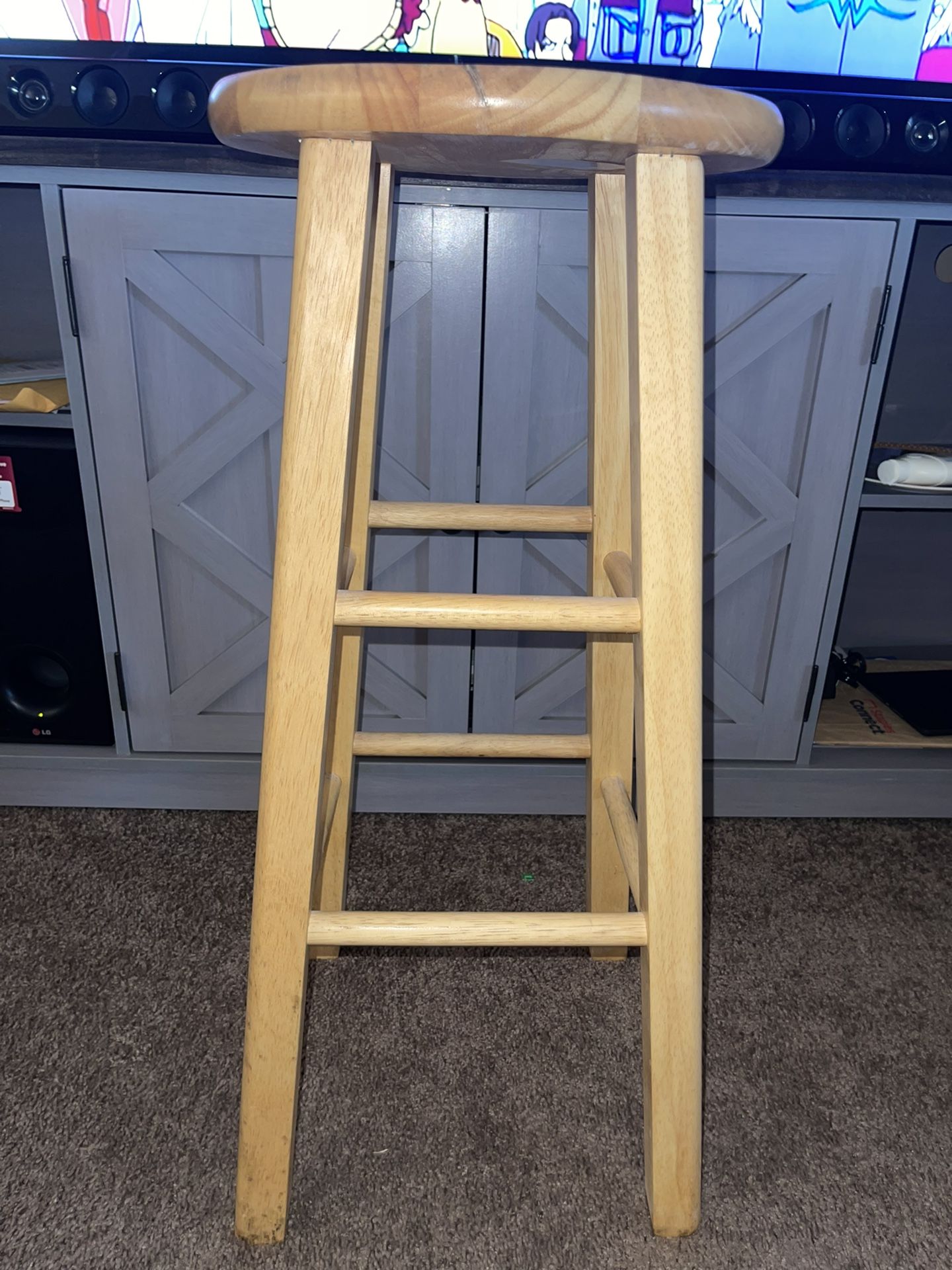 Wooden Stool Chair 