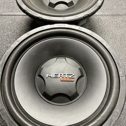Hertz 12” Subwoofers