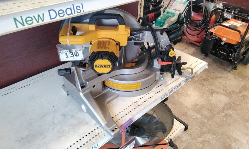 Dewalt 12" Compound Miter Saw ($130)