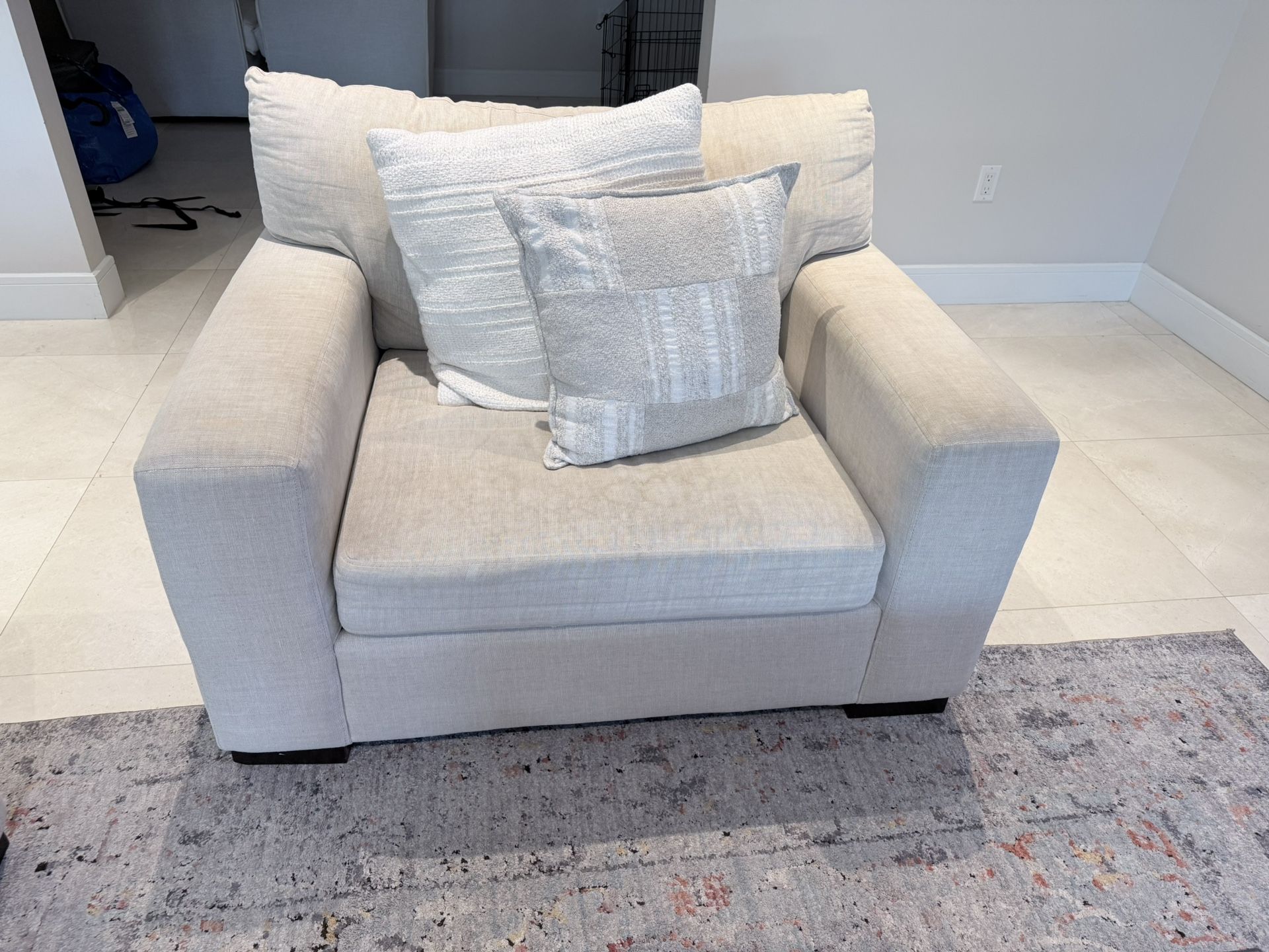 Victoria's Armoire Two Oversized Armchairs