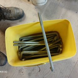 55 - 1/2" X 10" S. S. ANCHOR BOLTS $25