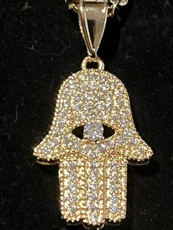 Hamsa 🪬 14 K Gold Plated Necklace 