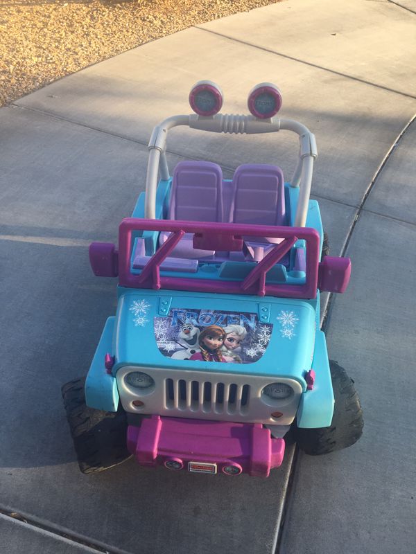frozen power wheel sled