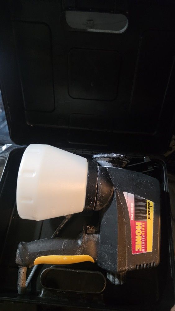 Tested Wagner Power Painter Home 2200 PSI Xtra w/ Case & Accessories Spray Paint