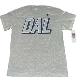 Dallas Cowboys Gray T Shirt Mens Medium Large XL New DAL Logo