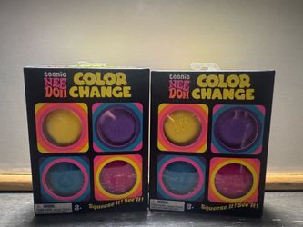 Teenie Nee Doh Color Change 4-Pack (x2 Boxes)
