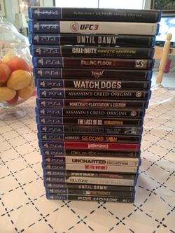 PS4 Games 15$ - 20$ Each