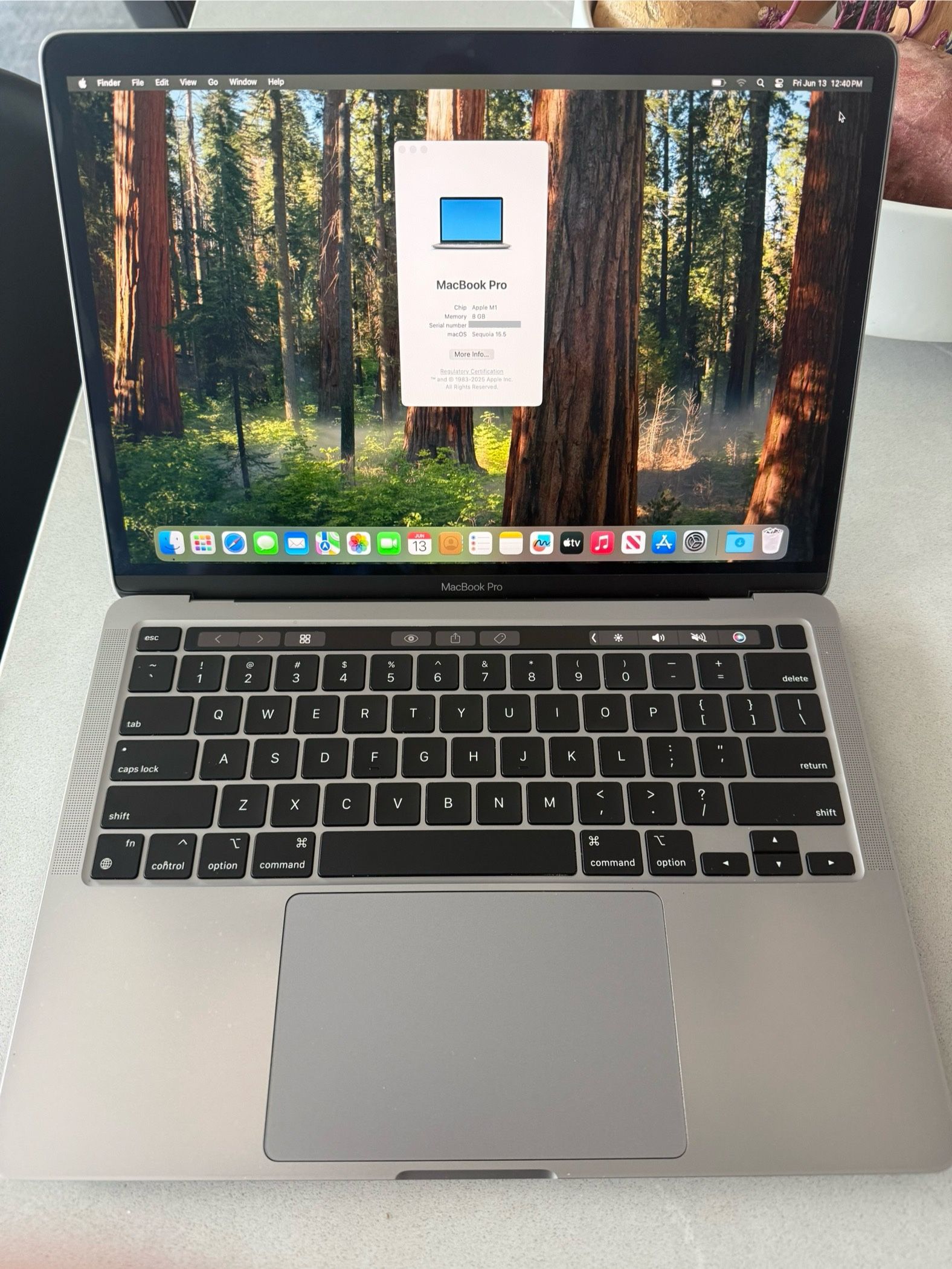 MacBook Pro 13” M1 2020- 8GB/512GB SSD - Excellent Condition