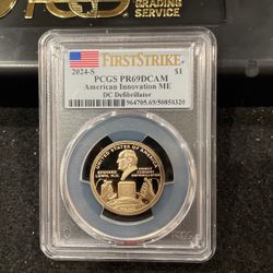 2024 S Gem Proof American Innovation DC Defibrillator Dollar Graded At PR69 A6