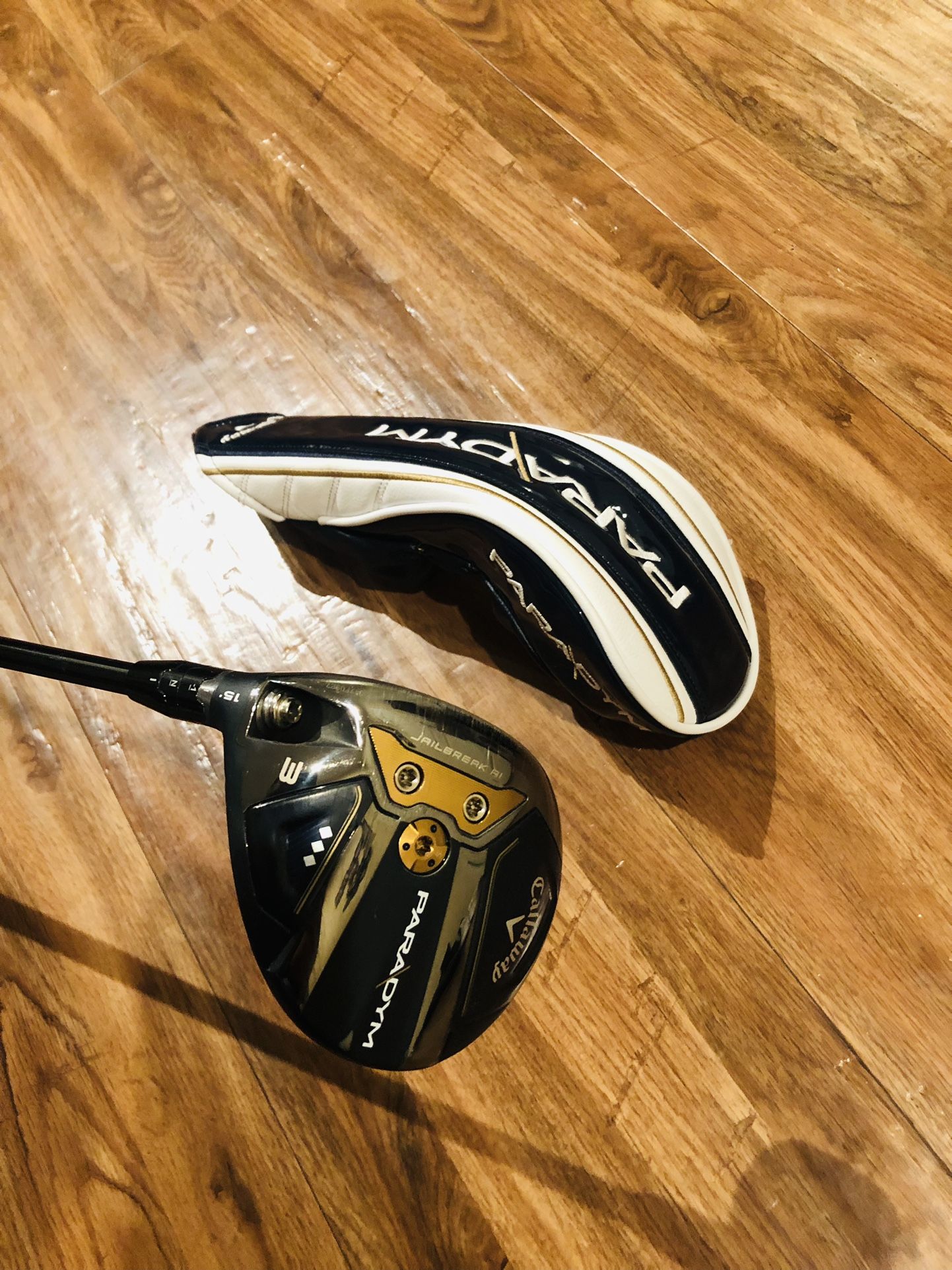 Left Handed Callaway Paradym Triple Diamond 15* 3 Wood
