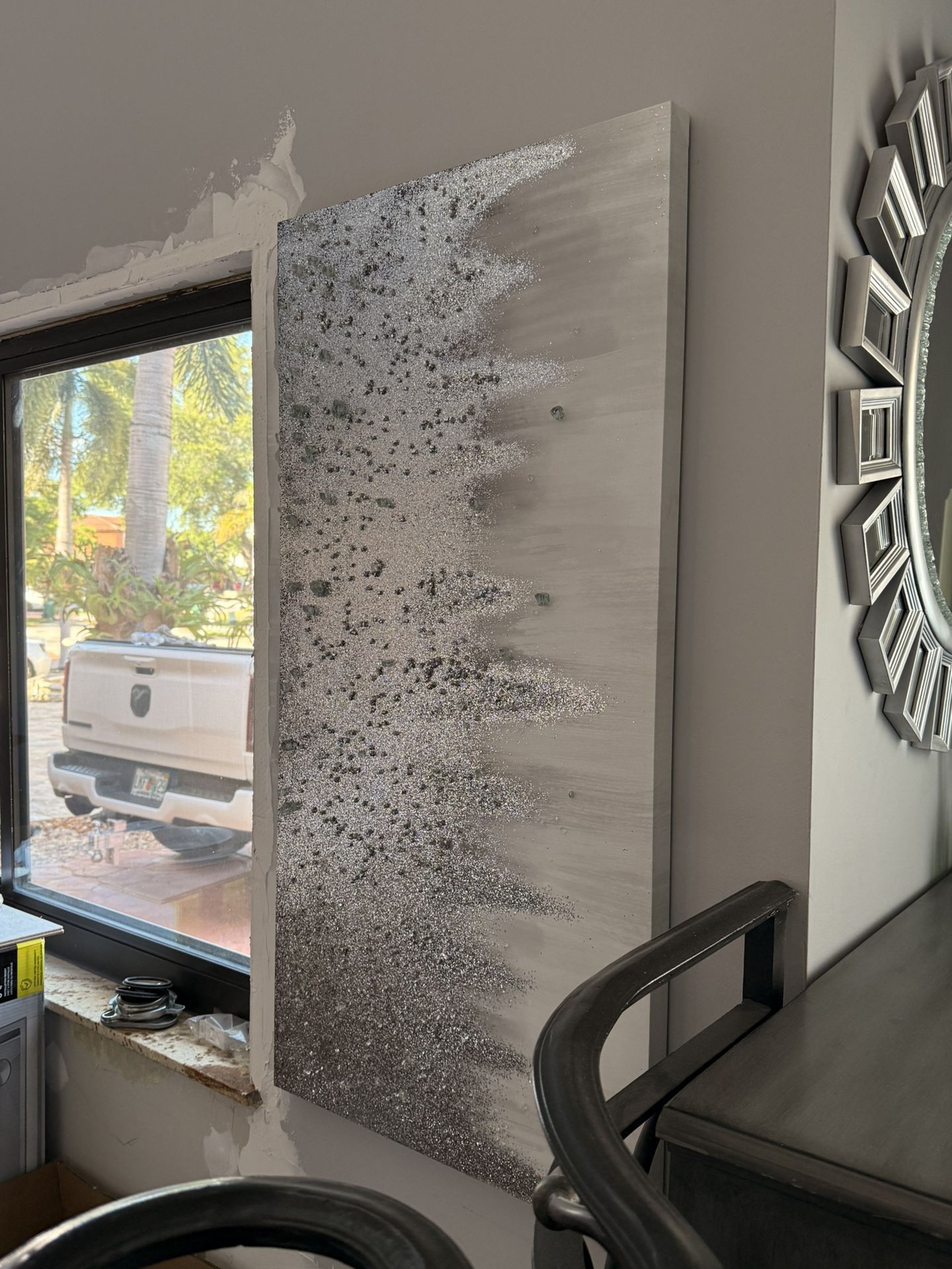 Glitter Canvas Art Work